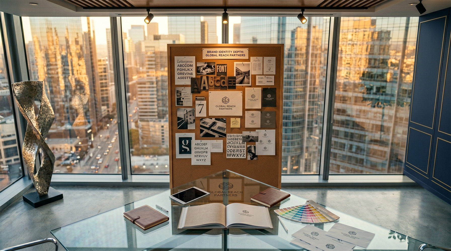IWAD creative studio — brand guides, color swatches, and design references